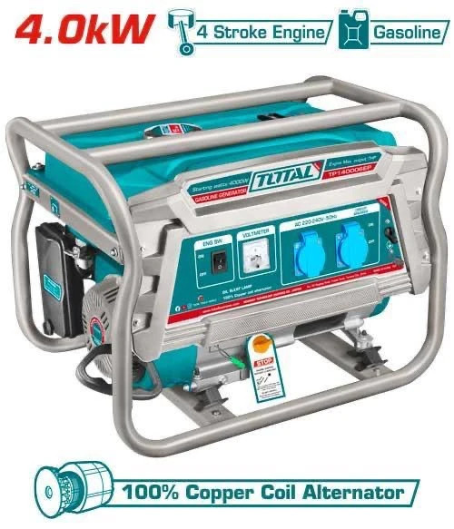 موتور برق 4 کیلو وات توتال مدل TP14000DR (اصلی)  هندلی