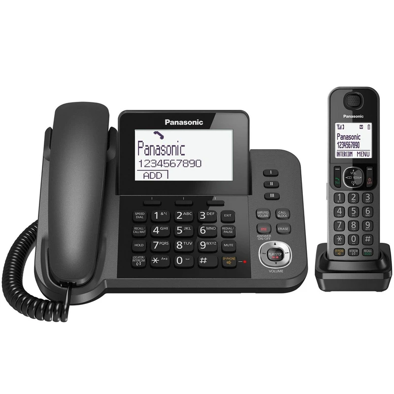 تلفن بی‌سیم  دو گوشی پاناسونیک مدل KX-TGF320 {اورجینال}